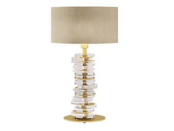 AMBRA - Fiberglass and brass table lamp by Paolo Castelli - view 2